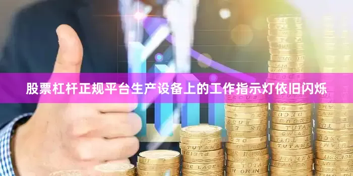 股票杠杆正规平台生产设备上的工作指示灯依旧闪烁
